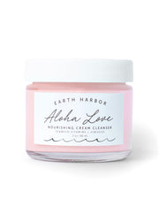 Product image of Aloha Love Nourishing Cream Cleanser. This natural and nontoxic cleanser gentle purifies skin. Available for purchase at The Conservationist. 