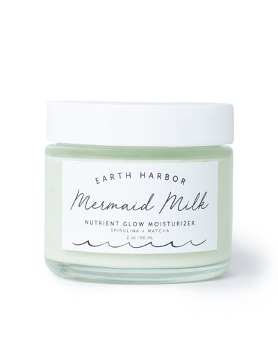 Mermaid Milk is a nutrient glow moisturizer. It is packed with concentrated superfoods, vegan hyaluronic acid, phytonutrients and antioxidants to moisturizer, soothe and nurture skin. It is 100% Non-GMO, 86% Organic, Nontoxic, Fair Trade, Gluten Free, Soy Free, No Fillers, Plant-Based, Food-Grade, pH Optimized, Scientifically-Proven Ingredients, Therapeutic-Grade, Made in the USA, Small Batch. Buy it today on The Conservationist.