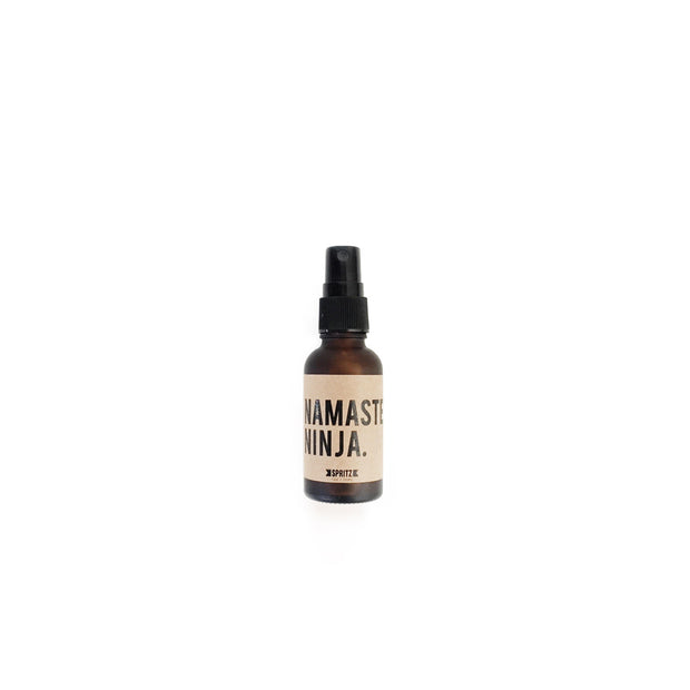 Front facing product image of Namaste Ninja Mini aromatherapy mist. Available for purchase on The Conservationist. 