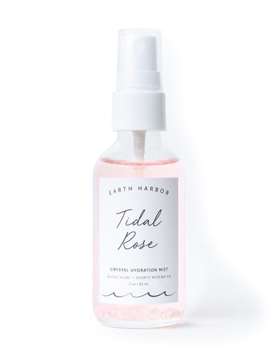 Tidal Rose Crystal Hydration Mist is a natural rosewater toner available for purchase at The Conservationist. 